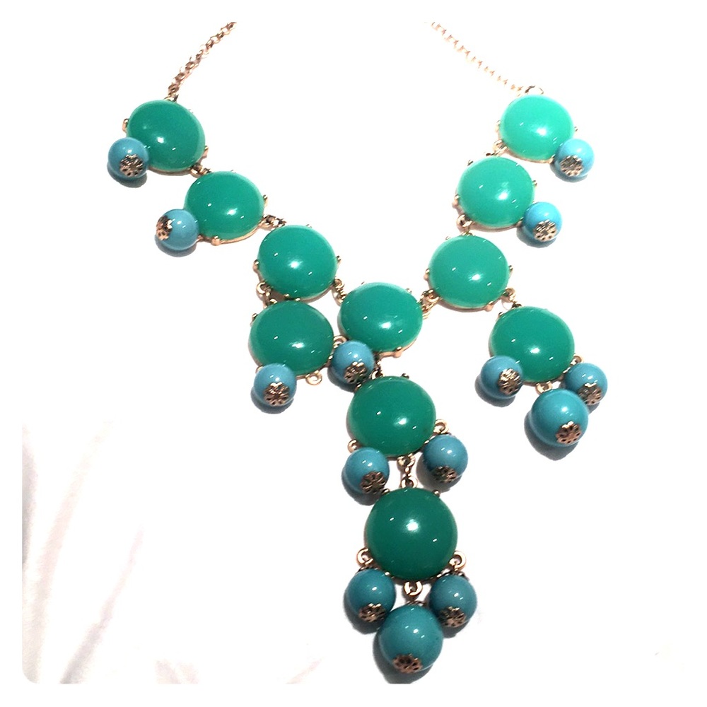 Turquoise bubble necklace